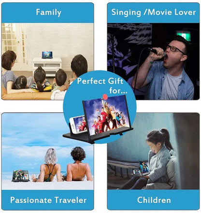 Magnifier Projector Phone Stand Holder Screen Magnifying