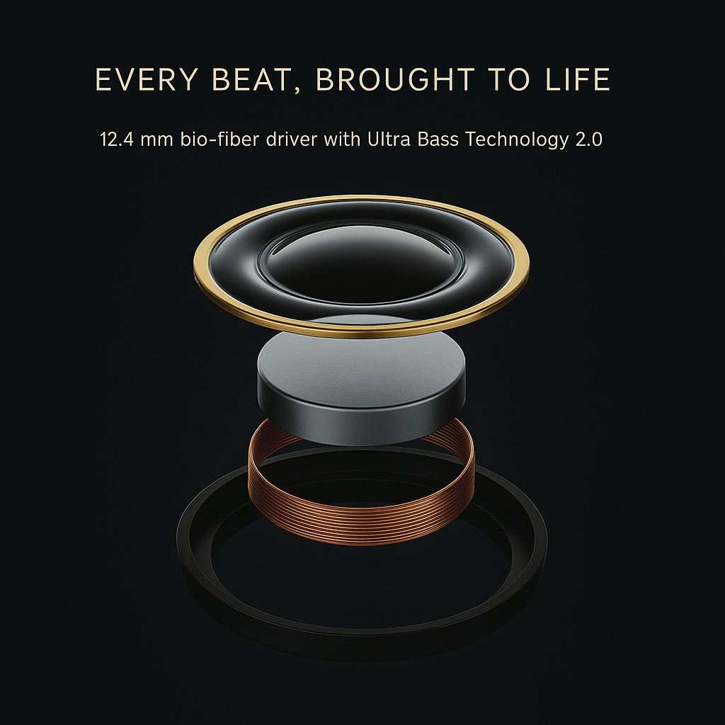 CMT Ultra Pro Noise-Cancelling Bluetooth Earbuds