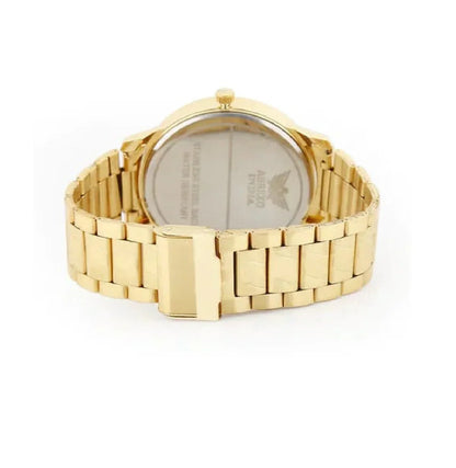 Wireless Watch Earpods With Charging Inbuilt Powerbank With Free Golden Analog Watch