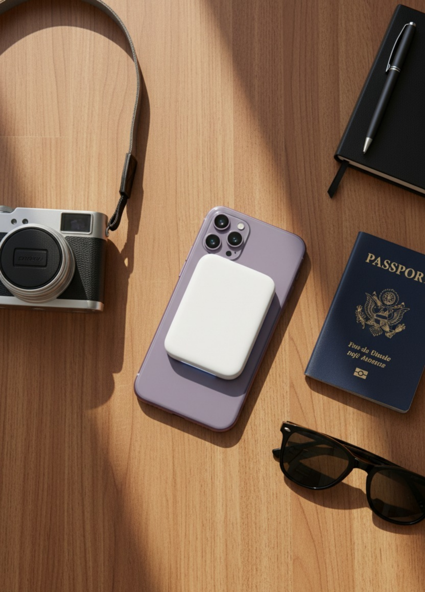 Magnetic Wireless Power Bank | Snap-On Charger for Android & iPhone | Fast Charging | 10000mAh Power Boost