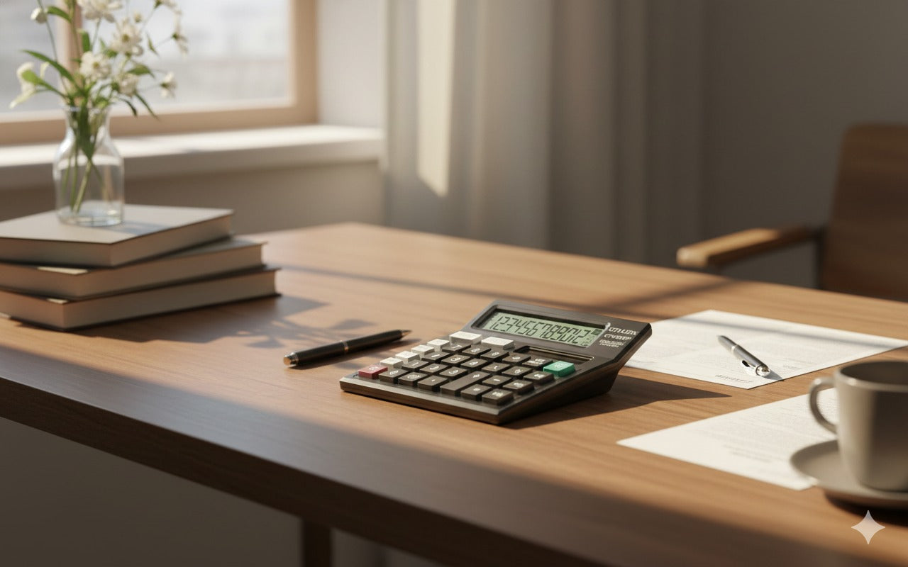 Durable Design AB-512 12-LCD Display Calculator(Black)